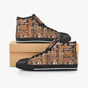 sapatos Tênis Sapatos Drees Designer Masculino Lona Personalizada Moda Feminina Preto Laranja Corte Médio Respirável Caminhada Tênis Jogging Cor7544665