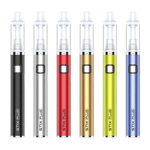 Genuine Yocan Stix Plus Vape Pen 650mAh Preheat VV Battery 1ml Ceramic Cartridge Thick Oil Vaporizer Pen