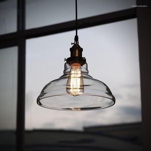 Lâmpadas pendentes Luzes vintage Suspensão Loft Luminária Iluminação em casa Lâmpada industrial Luminárias penduradas Lamparas de vidro Lamparas