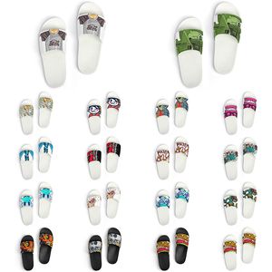 Custom Shoes Slippers Sandals Men Women DIY White Black Green Yellow Red Blue Mens Trainer Outdoor Sneakers Size 36-45 color150