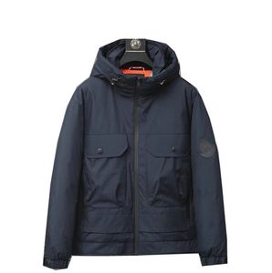 Parka invernale Nuovo piumino da uomo caldo addensato moda piumini da esterno popolari piumini semplici tinta unita con cappello multicolore coppia vestiti I8