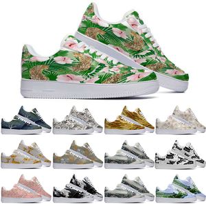 Designer Sapatos personalizados sapatos casuais homens mulheres pintadas à mão Anime Moda Mens treinadores esportores de tênis color133