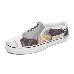 Anpassade skor slip-on canvas sko anpassade sneakers män kvinnor klassisk anpassad mode bekväm låg plattform sneaker color13