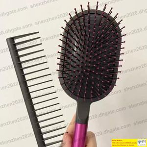 Borstar Styling Set Designad Detangling Comb Paddelborste med Box Pink Blue 2Colors