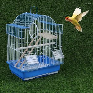 Klatki ptaków duże stali nierdzewne metalowe Parrot House House Outdoor Akcesoria Podróż gabbia na uccelli Birdhouse DL60NL