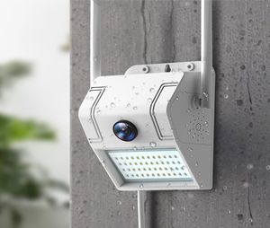 Kamery kopuły Reflektor Outdoor Bezpieczeństwo domu 1080p 2 4G WiFi Nocne widzenie z Motionem LED WALL Light Wireless 221020