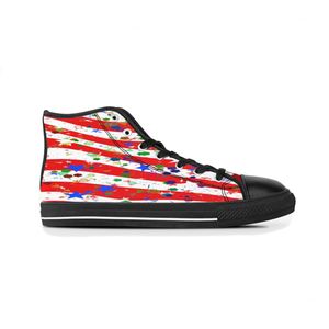 Men Custom Shoes Designer Canvas Women Sneakers Hand Painted Fashion Mid Cut Trainer