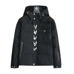 Parka Kış Yeni Erkek Ceket Sıcak kalınlaşmış moda açık hava paltolar popüler puffer ceketleri şapka ile basit düz renk