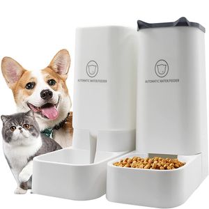 Alimentadores de tigelas de cachorro 3 8l alimentador automático de gatos de estimação destacável Distribuidor de água de grande capacidade Alimentos suprimentos de alimentação de alimentos Fonte 221114