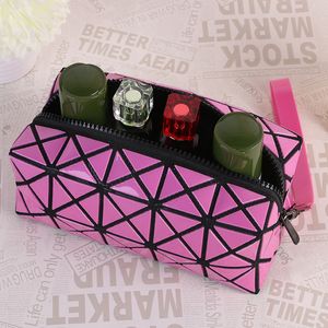 Grossist förvaringspåsar makeup kosmetisk väska kreativ vikbar diamantväska