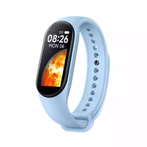 Smart Band M7 Relógios inteligentes Pulseira Pulseira Rastreador Fitness Pressão Arterial Frequência Cardíaca Monitor BP À Prova D' Água SmartWatch M6