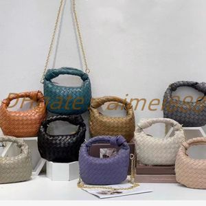 Carteira de luxo bolsa transversal feminina Hobo Totes clássica MINI JODIE Mini bolsa de mão Moda bolsas de ombro com corrente