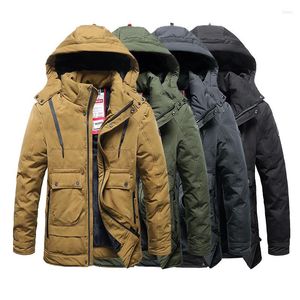 Men's Jackets 8812 Detachable Hooded Coat For Men Thicken Fleece Keep Warm Outdoor Daily Hiking Camping Cargo All-match Fashion Youth Jacket