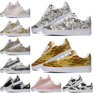 Designer Scarpe personalizzate Scarpe casual Uomo Donna Dipinto a mano Anime Moda Uomo Scarpe da ginnastica Sport Sneakers Color25