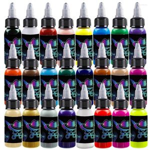 Nagellack Ophir Airbrush Acrylic Paint Diy Ink Pigment för modellskor Lädermålning 24 färger Chooseta005