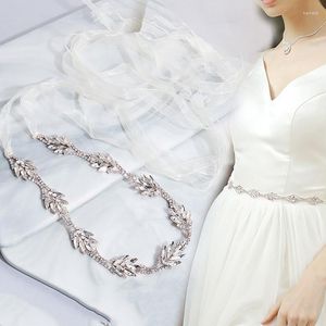 Cinture Cintura con strass fatti a mano da sposa Telai da sposa per abito da damigella d'onore DSA1