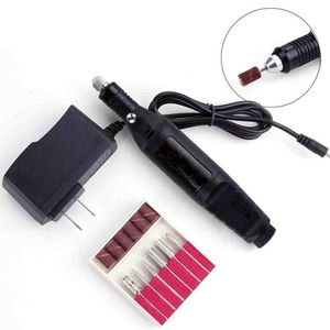 Nagelborrtillbeh￶r Electric Machine f￶r manikyr Power Art Pen Milling Cutter Bits Pedicure Nai File Polish Shape Tool 1 Set 6264s