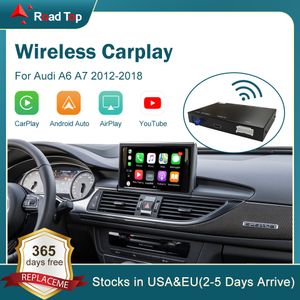 Audi A6 A7 2012-2018 için Kablosuz Apple Carplay Android Otomatik Arayüz Mirror Link Airplay Araba Oynatma İşlevleri