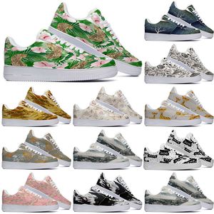 Designer Scarpe personalizzate Scarpe casual Uomo Donna Dipinto a mano Anime Moda Uomo Scarpe da ginnastica Sport Sneakers Color113