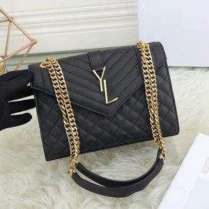 luxurys Designers Bags Women Sliver Chain Crossbody Bag Pu Leather Handbag Tote Flip Cover Diagonal Shoulder Bags Messenger Bags Fashion Womens bag