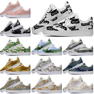 Designer Scarpe personalizzate Scarpe casual Uomo Donna Dipinto a mano Anime Moda Uomo Scarpe da ginnastica Sport Sneakers Color21