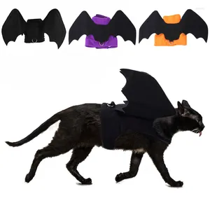 Costumi per gatti Costumi di Halloween Cucciolo di ala di pipistrello Costume cosplay Gilet Abiti per cani Ali Po Puntelli Prodotti per animali domestici
