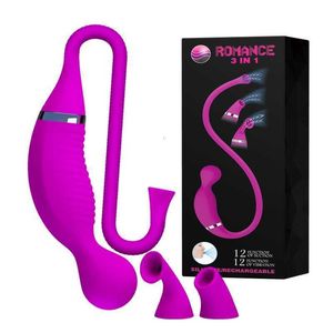 Masseur sexuel du sex-appeal Baile Vibratrice orale suceuse magique Dildos Femelle Masturbator Nipple Stimulator clitoral jouet adulte pour femmes