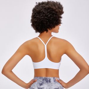 Alo Yoga reggiseno cuscino femminile ha raccolto giubbotto cross cinghia a prova di shock che esegue il reggiseno sportivo di fitness