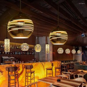 Pendant Lamps Ceative 3D LED Lights Glass For Dining Room Kitchen Kid Moden Colourful Hanging Ceiling Lamp 110-240V