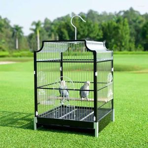 Vogelkäfige Großer Edelstahlkäfig Papageien-Metallbox Zuchthäuser Outdoor Jaula Pajaro Grande Zubehör DL60NL