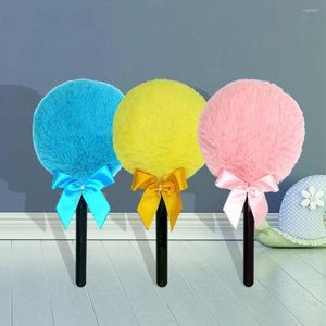 Makeup Brushes With Handle Cosmetic Accessories Microfiber Tool Loose Powder Puff Cleansing Sponges Sponge