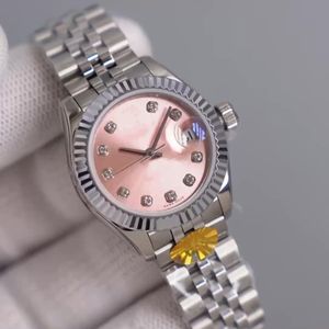 Senhoras relógio totalmente automático relógios mecânicos 31mm pulseira de aço inoxidável diamante relógio de pulso montre de luxo relógios de pulso para presente feminino