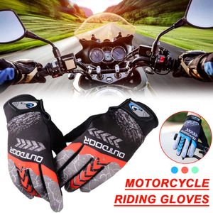 Guanti da ciclismo Guanti da equitazione da motociclista Guanto da ciclismo Impermeabile Mountain Bike Calda protezione solare antiscivolo Guanti da moto all'aperto 1Pair T221019