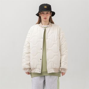 Giacca da baseball autunno inverno Abiti caldi per coppia Giunzioni solide Cappotti da strada alla moda Giacca in cotone tendenza hip-hop my111