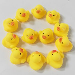 Baby Cute Bath Water Toys Mini Yellow Rubber Ducks Kids Bathing Small Duck Toy Children Swimming Beach Gifts