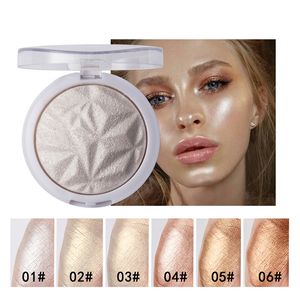 3 färger Highlighter Makeup ansiktsbronzers ansiktskontur skimmer pulver markör kosmetiska