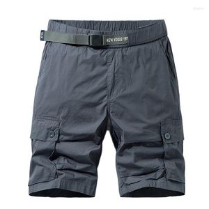 Męskie spodenki 2022 Summer Casual Cargo Men Botton Grey Jogger taktyczna praca wojskowa moda luźna