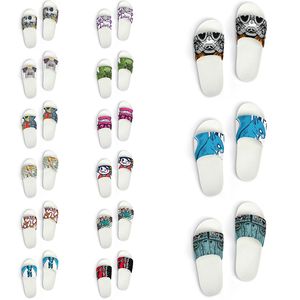 Custom Shoes Slippers Sandals Men Women DIY White Black Green Yellow Red Blue Mens Trainer Outdoor Sneakers Size 36-45 color155