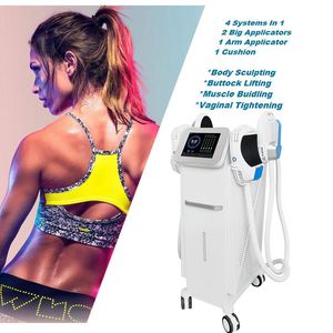 2023 Slimming Lose Weight 4 Handles RF Tesla Ems Electrical Muscle Stimulation Body Sculpting Emslim Machine