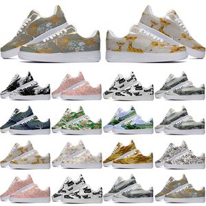 Designer Scarpe personalizzate Scarpe casual Uomo Donna Dipinte a mano Anime Moda Uomo Scarpe da ginnastica Sportive Sneakers Color98