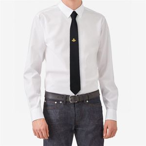 Luxury Necktie Designer Embroidered Neckties Mens Neckwear Black Ties Business Collar Tie High Quality Ties For Suits Wedding Accessories