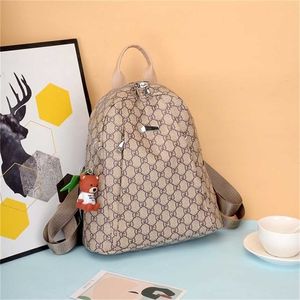 Purse New women's backpack PU bag large capacity versatile travel bag