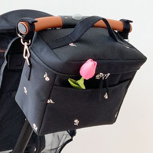 Diaper Bags Bear Embroidery Baby Stroller for Mom Insulation Thermos Children Cooler Thermal Toiletry Bottle Organizer 221117