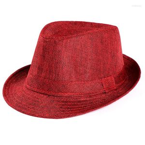 Berets Koreanische Version Einfarbige Schatten Männer Jazz Kappe Frauen Frühling Sommer Sonnenschutz Unisex Top Hut Cowboy