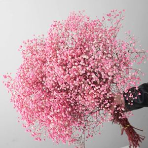 Ghirlande di fiori decorativi Naturali freschi essiccati conservati Gypsophila panicolata Respiro del bambino Mazzi di fiori regalo per la decorazione di nozze San Valentino 221118