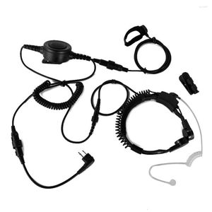 Walkie Talkie M Plug Tactical Throat Microphone Mic Headset Headphone For Motorola Portable Ham Radio DP3400 DP3401 DP3600 DP3601 XiR P8268