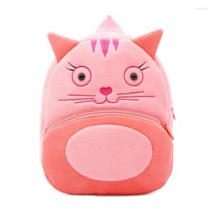 Szkolne torby dzieci kreskówki różowy kot dzieci dziecięce dziewczynka zwierzę zwierzęcy pluszowe plecak prezenty zabawki
