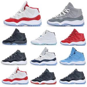 2020 Kids Space Jam Bred Concords Youth fashion Boys Basketball Shoes Sneakers Children Boy Girl Kid s White Pink Gray Suede Toddlers
