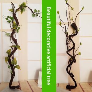 Ghirlande di fiori decorativi 100/140/180 cm Bellissimi alberi artificiali Vite Lunga plastica morbida Secchi Ramo di albero Pianta Matrimonio per la casa 221118