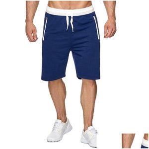 Men'S Pants Summer Sports Street Style Shorts Trend Casual Elastic Gray Mens Designer Short Running Sweat Drop Delivery Apparel Cloth Dh7Ek
